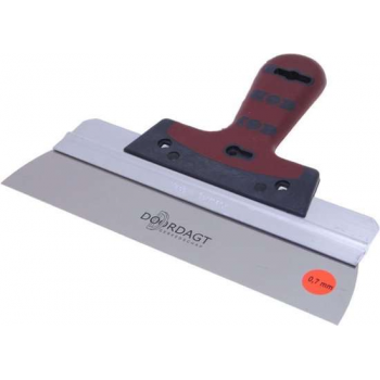 Doordagt Spackmes RVS - 25 cm - met softgrip - 0,7 mm !