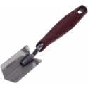 Doordagt Hoek troffel RVS - 30 mm x 80 mm-  Inw. scherp - met softgrip