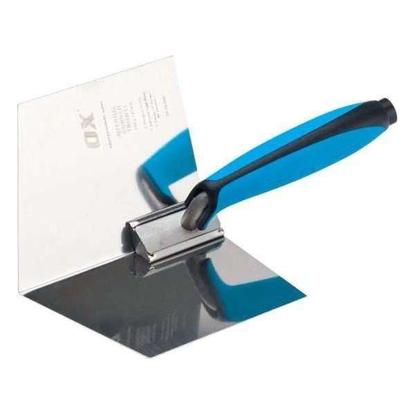 OX Pro Hoektroffel voor inwendige hoeken RVS 102 x 127mm OX Pro Hoektroffel voor inwendige hoeken RVS 102 x 127mm
