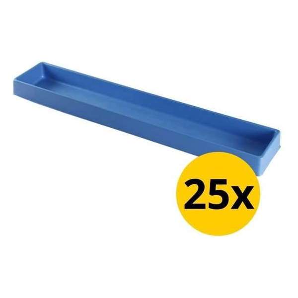 Datona® Vakverdeling met 1 compartiment - 25 stuks - Blauw Datona® Vakverdeling met 1 compartiment - 25 stuks - Blauw