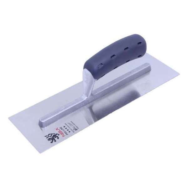 Nela - Pro line - spaan- RVS - 305 x 100 mm -voor stucwerk - met softgrip Nela - Pro line - spaan- RVS - 305 x 100 mm -voor stucwerk - met softgrip