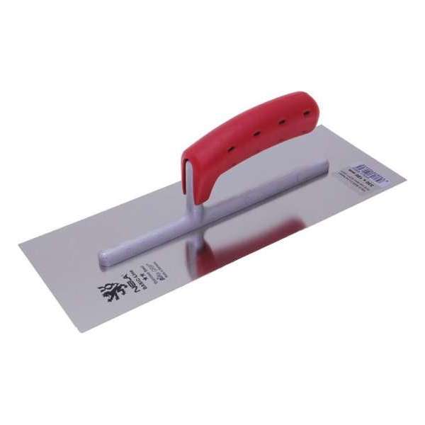 NELA BASIC-Line Spaan SOFT met rode BiKo SOFT handgreep 330 x 120 mm. RVS NELA BASIC-Line Spaan SOFT met rode BiKo SOFT handgreep 330 x 120 mm. RVS