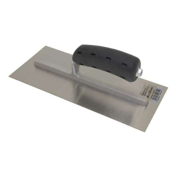 Nela - Pro line -spaan -RVS - 280 x 120 mm -voor stucwerk - met softgrip Nela - Pro line -spaan -RVS - 280 x 120 mm -voor stucwerk - met softgrip