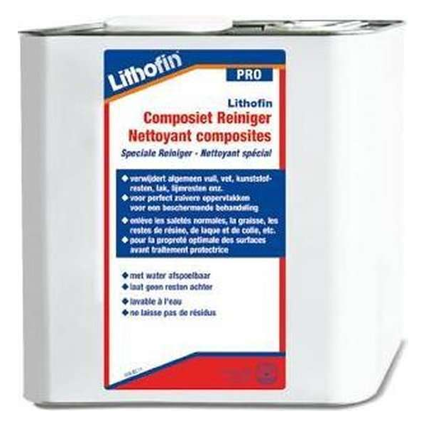 PRO Composite Cleaner - Krachtige reiniger voor composieten - Lithofin - 2,5 L PRO Composite Cleaner - Krachtige reiniger voor composieten - Lithofin - 2,5 L