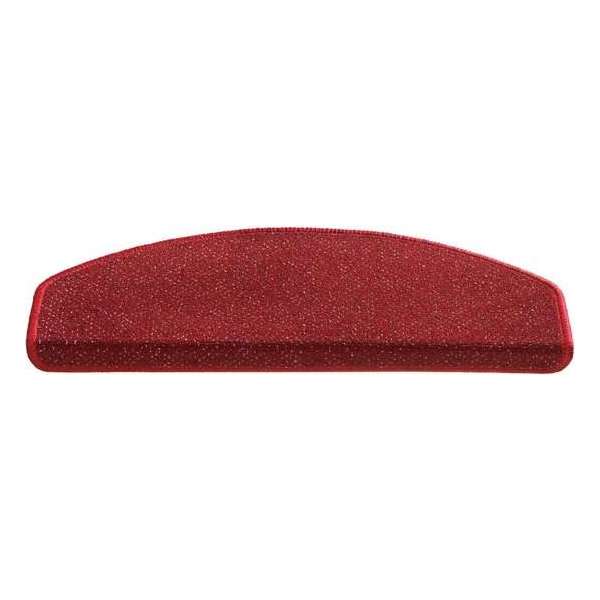 Trapmat Bergamo Rood 15 stuks 25x65 cm haak 4 cm Trapmat Bergamo Rood 15 stuks 25x65 cm haak 4 cm