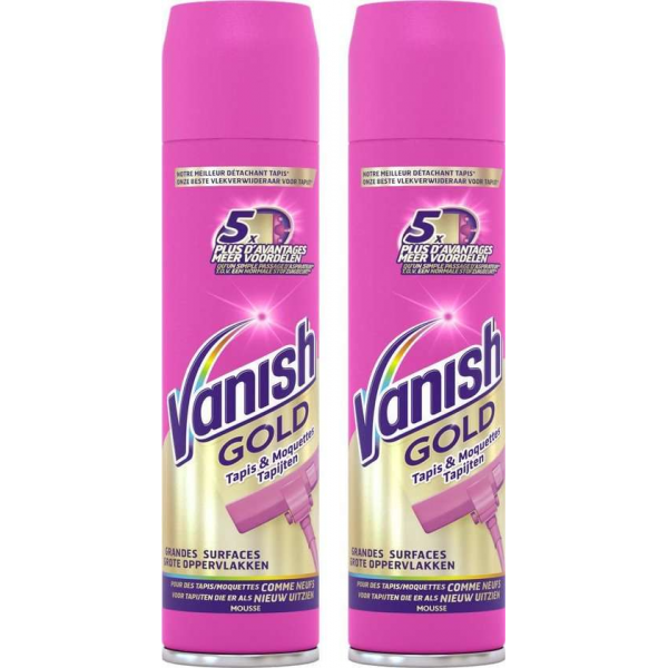 Vanish - Tapijtreiniger Mousse - 2 x 650 ML Vanish - Tapijtreiniger Mousse - 2 x 650 ML