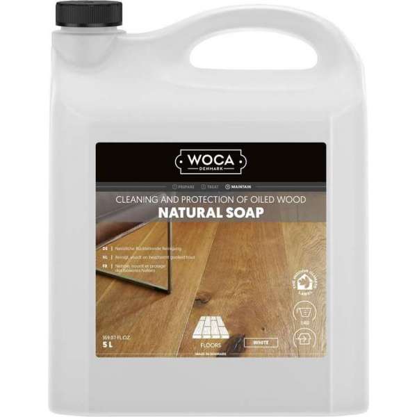 WOCA Natuurzeep Wit - 5 liter WOCA Natuurzeep Wit - 5 liter