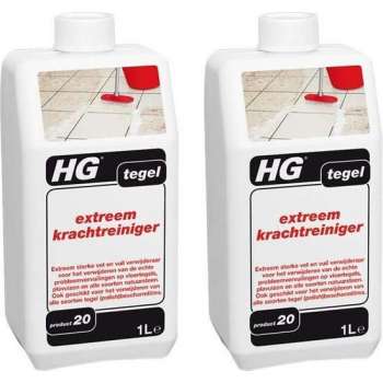 HG tegel extreem krachtreiniger Verwijdert echte probleemvervuilingen - 2 Stuks !