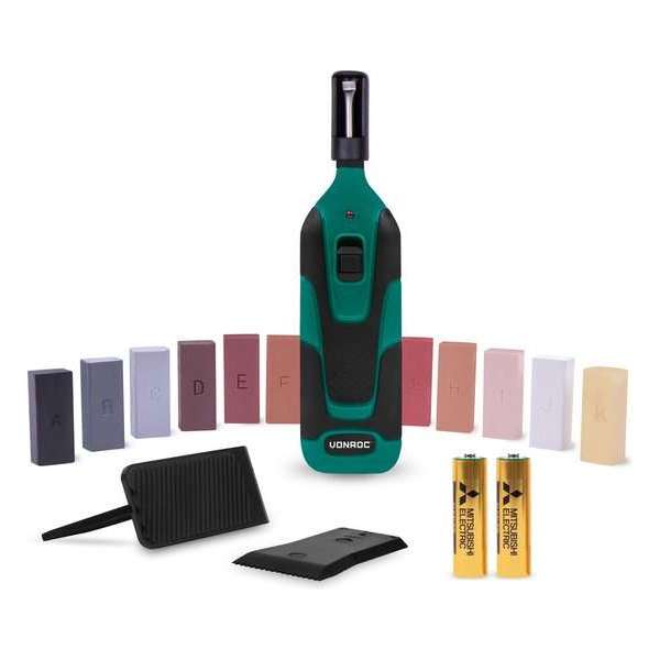 VONROC Reparatieset voor laminaat & hout – Incl. 11 mengbare kleuren en batterijen VONROC Reparatieset voor laminaat & hout – Incl. 11 mengbare kleuren en batterijen