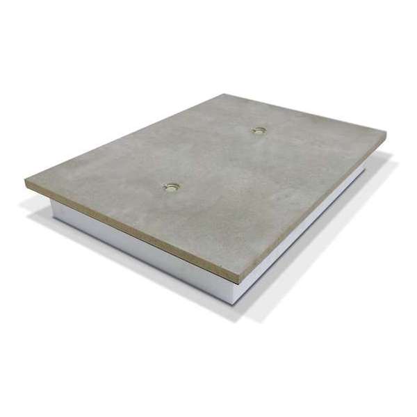 Storax vloerluik 495 x 795mm met 2x luikring 90mm PS schuim - Rc 2,5 Storax vloerluik 495 x 795mm met 2x luikring 90mm PS schuim - Rc 2,5