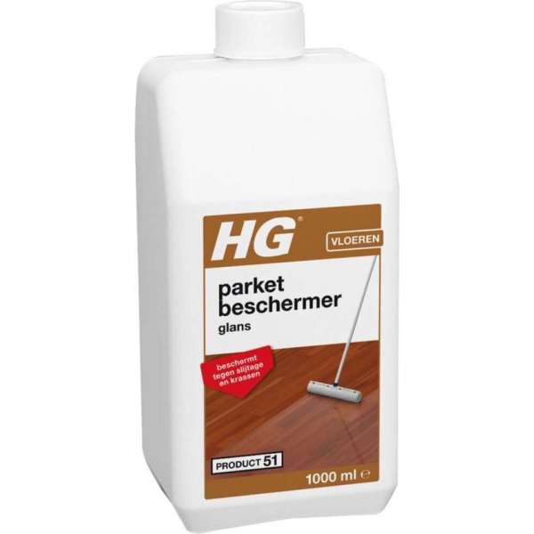 HG parketbeschermer - 1L - beschermt tegen sijtage en krassen glans HG parketbeschermer - 1L - beschermt tegen sijtage en krassen glans