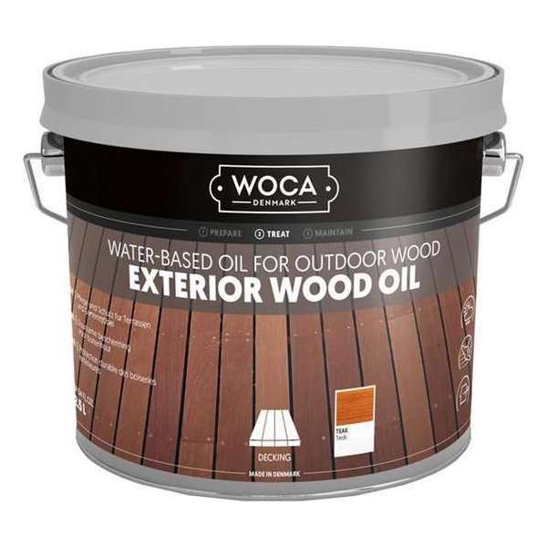 WOCA Exterior Wood Oil - Teak - 2,5L Teak WOCA Exterior Wood Oil - Teak - 2,5L Teak