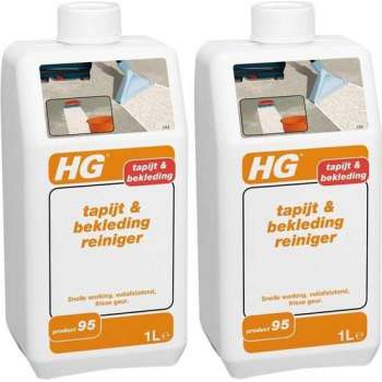 HG Tapijt- en Bekledingreiniger - 1000 ml - 2 Stuks !