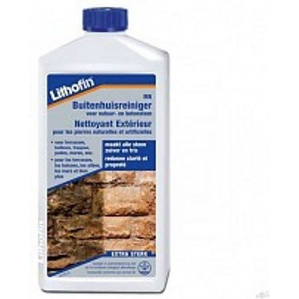 MN Buitenhuisreiniger - Reiniger voor buiten NATUURSTEEN - Lithofin - 1 L MN Buitenhuisreiniger - Reiniger voor buiten NATUURSTEEN - Lithofin - 1 L