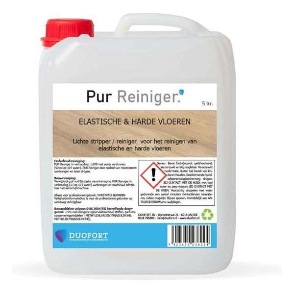 PUR Reiniger | Dweilmiddel | PVC laminaat linoleum marmoleum gietvloeren | dagelijks onderhoudsmiddel PUR Reiniger | Dweilmiddel | PVC laminaat linoleum marmoleum gietvloeren | dagelijks onderhoudsmiddel