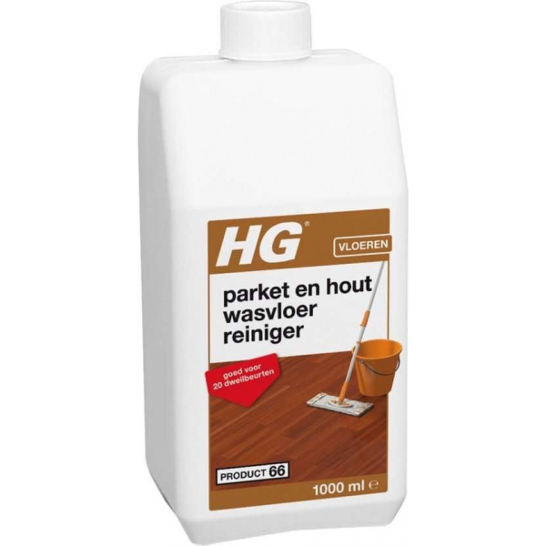 HG parket & hout wasvloer reiniger - 1L - goed voor 20 dweilbeurten HG parket & hout wasvloer reiniger - 1L - goed voor 20 dweilbeurten