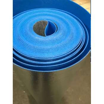 Soundstop  Plus Blauw 2 mm: 15 m x 1 m (15 m2)-ondervloer met hoge densiteit