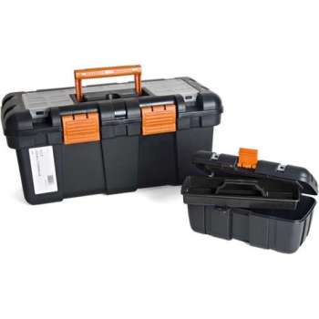 Gerimport Gereedschapskoffer Set 50 X 24 X 23 Cm Zwart