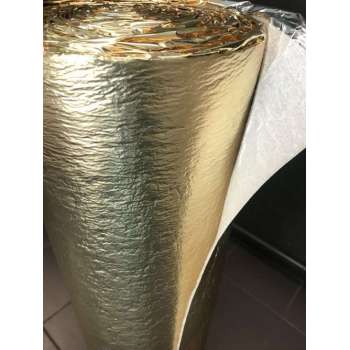 Ondervloer voor laminaat(goud kleur), gold 10dB, dikte 3mm, 30m2(2x15m²) extra geluidsisolerend