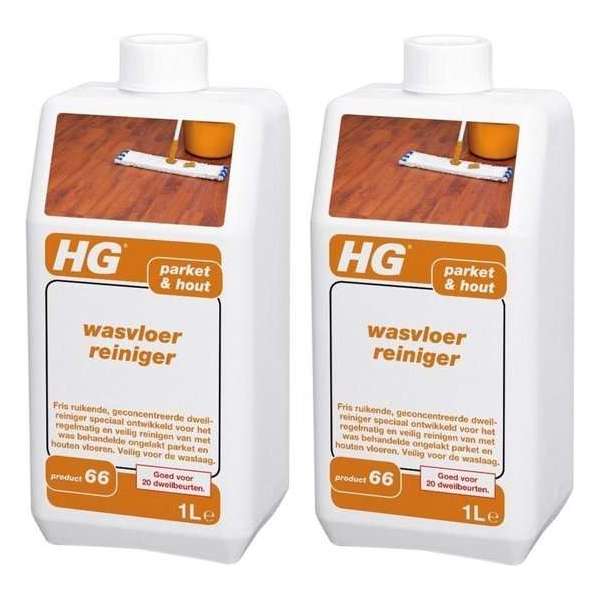 HG Parket & Hout wasvloer reiniger 1L - 2 Stuks ! HG Parket & Hout wasvloer reiniger 1L - 2 Stuks !