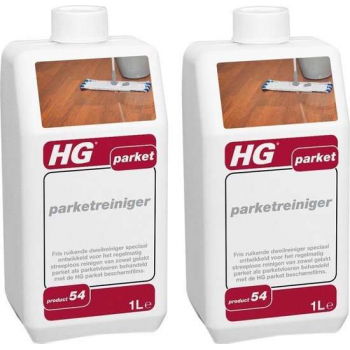 HG parketreiniger Dé fris ruikende parketreiniger voor parketvloeren - 2 Stuks !