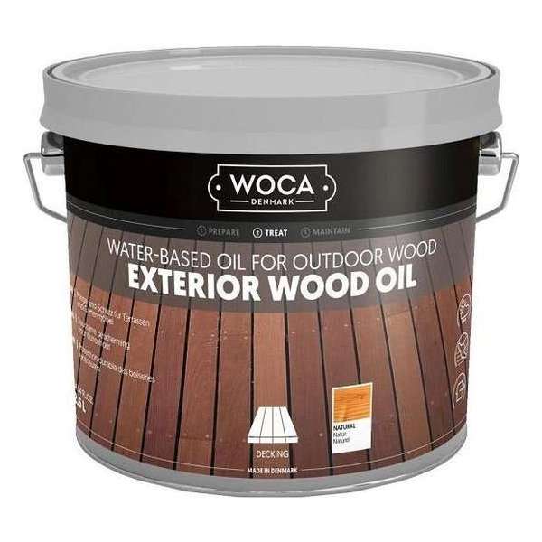 WOCA Exterior Oil NATUREL - 2,5 liter WOCA Exterior Oil NATUREL - 2,5 liter