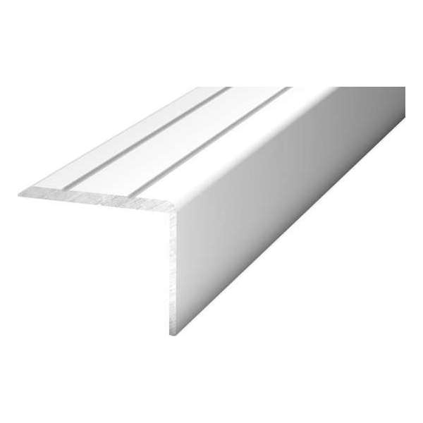 Aluminium trapprofiel zelfklevend - L-profiel - 20mm x 2,70m Aluminium trapprofiel zelfklevend - L-profiel - 20mm x 2,70m