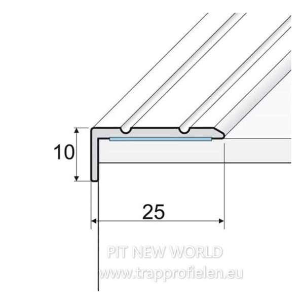 A31 Aluminium hoekprofiel zelfklevend 100 cm X 25 x 10 mm A31 Aluminium hoekprofiel zelfklevend 100 cm X 25 x 10 mm