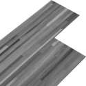 vidaXL Vloerplanken zelfklevend 5.02 m² 2 mm PVC gestreept grijs
