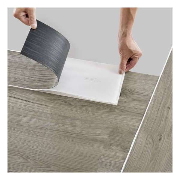 PVC laminaat zelfklevend set van 42 Natural oak 5,85 m² PVC laminaat zelfklevend set van 42 Natural oak 5,85 m²