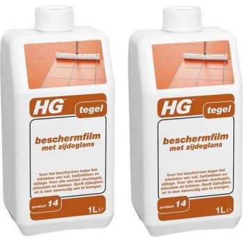 HG tegel reiniger beschermfilm met zijdeglans - 2 Stuks !
