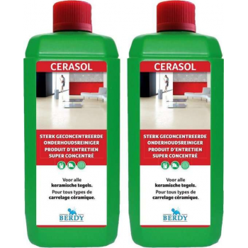 Berdy - Voordeelpack Cerasol - Sterke onderhoudsreiniger - KERAMISCHE TEGELS - Berdy - 2 L