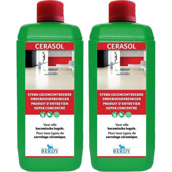 Berdy - Voordeelpack Cerasol - Sterke onderhoudsreiniger - KERAMISCHE TEGELS - Berdy - 2 L Berdy - Voordeelpack Cerasol - Sterke onderhoudsreiniger - KERAMISCHE TEGELS - Berdy - 2 L