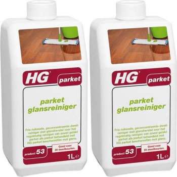 HG Parket Wash & Shine - 1000 ml - 2 Stuks !