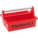 Gereedschapskisten 395x29x215mm rood FORMAT