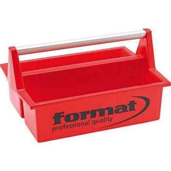 Gereedschapskisten 395x29x215mm rood FORMAT