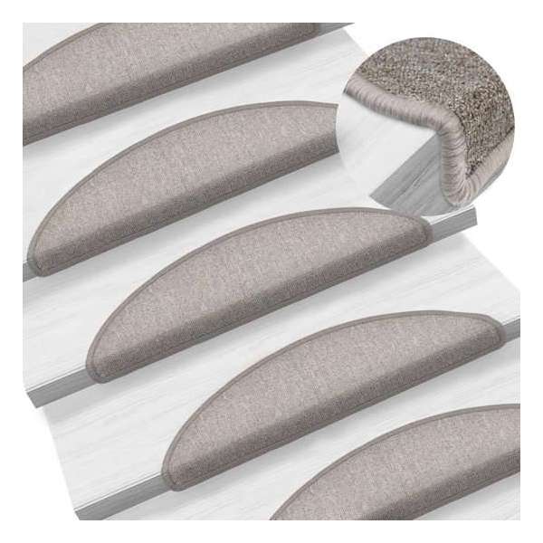 15 st Trapmatten 56x17x3 cm taupe 15 st Trapmatten 56x17x3 cm taupe