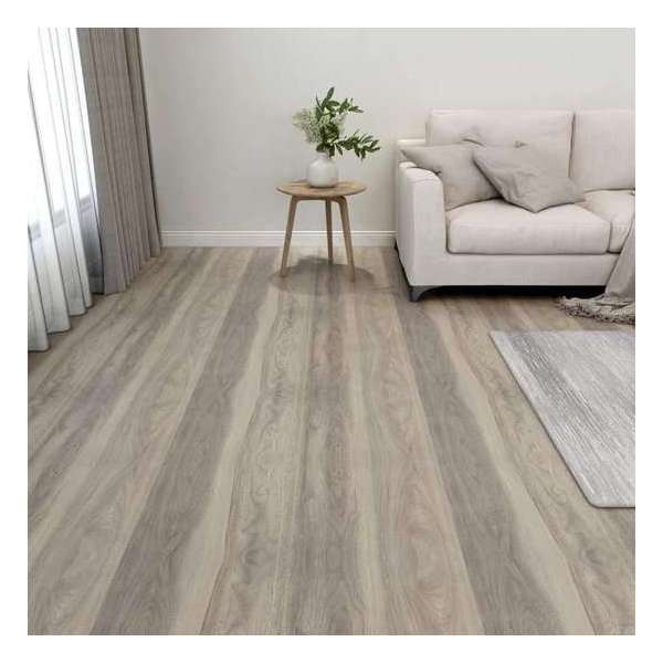 vidaXL Vloerplanken 20 st zelfklevend 1,86 m² PVC taupe VDXL_330157 vidaXL Vloerplanken 20 st zelfklevend 1,86 m² PVC taupe VDXL_330157