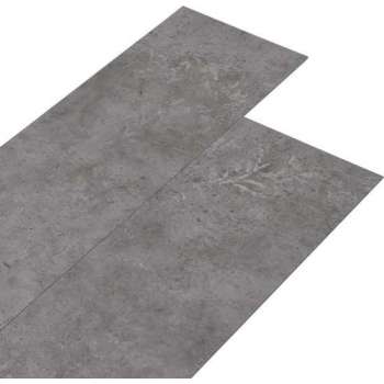 vidaXL Vloerplanken zelfklevend 5.02 m² 2 mm PVC betongrijs