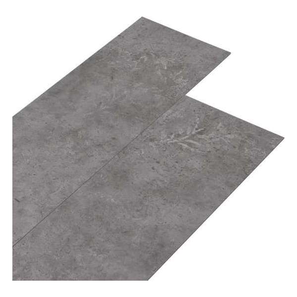 vidaXL Vloerplanken zelfklevend 5.02 m² 2 mm PVC betongrijs vidaXL Vloerplanken zelfklevend 5.02 m² 2 mm PVC betongrijs