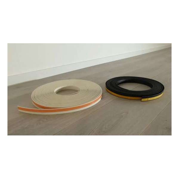 Flexplint - Flexibele PVC plakplint - Wit (RAL9010) - 10 meter Flexplint - Flexibele PVC plakplint - Wit (RAL9010) - 10 meter
