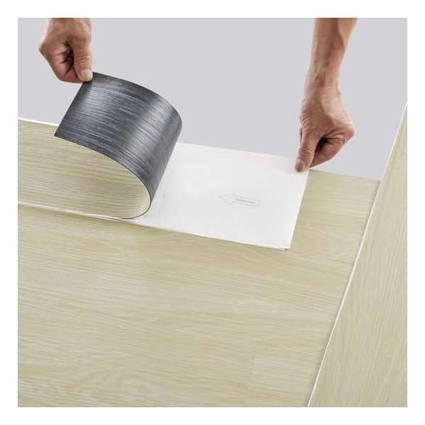 PVC laminaat zelfklevend set van 42 Maple wood 5,85 m² PVC laminaat zelfklevend set van 42 Maple wood 5,85 m²