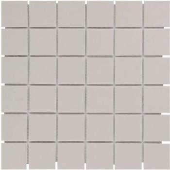 The Mosaic Factory London mozaïektegel 4.8x4.8x0.6cm voor vloer voor binnen en buiten vierkant Keramiek Beige