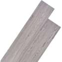 Vloerplanken 5,26 m² 2 mm PVC donkergrijs
