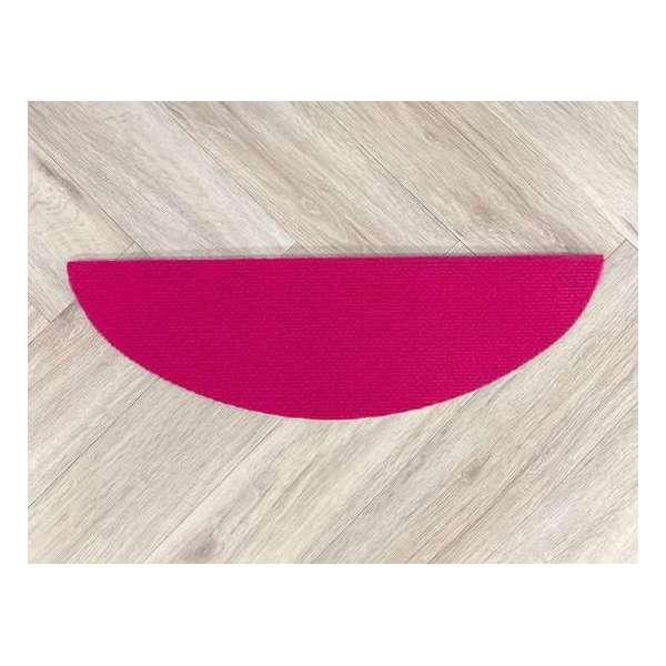 Zelfklevende Halve Maantjes voor Trap - 14 Stuks - Roze - 56x20x3,5cm - Trapmatten - Trapmatten set Zelfklevende Halve Maantjes voor Trap - 14 Stuks - Roze - 56x20x3,5cm - Trapmatten - Trapmatten set