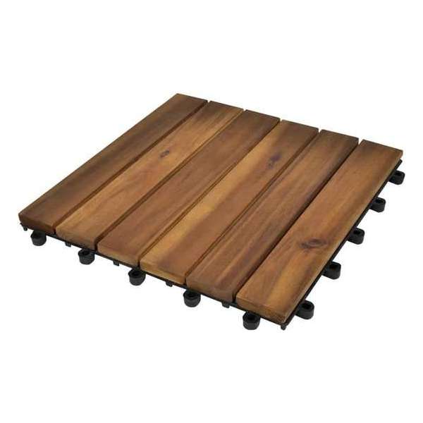 vidaXL Terrastegels acaciahout 30 x 30 cm verticaal patroon (10 stuks) vidaXL Terrastegels acaciahout 30 x 30 cm verticaal patroon (10 stuks)
