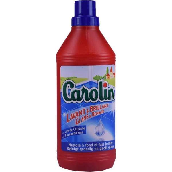 Carolin Vloerreiniger - Carnauba Was - Glans & Reiniger - 1l Carolin Vloerreiniger - Carnauba Was - Glans & Reiniger - 1l