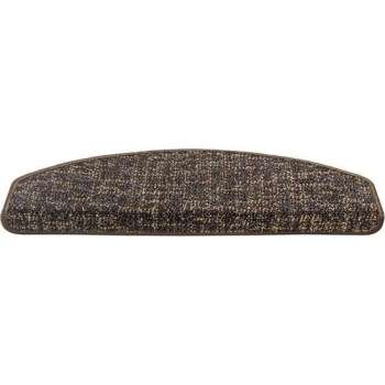 Trapmat Imola Taupe 15 stuks 25x65 cm haak 4 cm