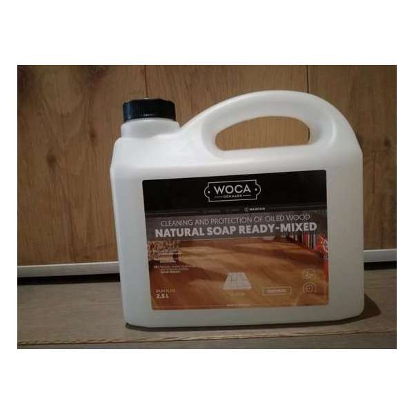 WOCA Natuurzeep Wit Ready Mixed - 2,5 liter WOCA Natuurzeep Wit Ready Mixed - 2,5 liter