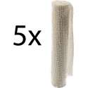 Non Slip Gripmat – Wit – 30x150cm | Niet Klevende Antislipmat Gaas Patroon voor Bureaus en Keukenlades